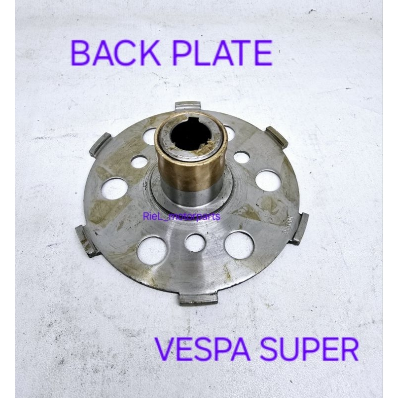 BackPlate Rendah VESPA SUPER plat dudukan kopling bosh