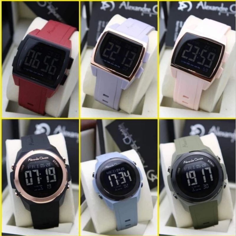 TALI JAM ALEXANDRE CHRISTIE STRAP JAM RUBBER JAM TANGAN ALEXANDRE CHRISTIE AC9342 AC9343 AC 9343 AC 