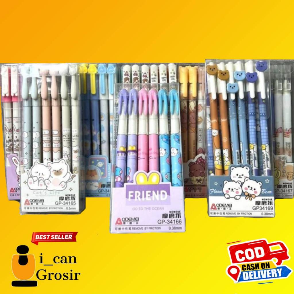 

Pulpen Ajaib Bisa di Hapus ODEMEI (Isi 12pcs)