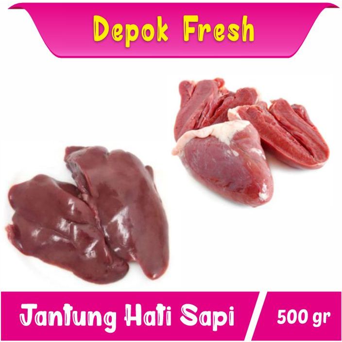 

HATI SAPI /JANTUNG SAPI SEGAR BERKUALITAS 500 GRAM