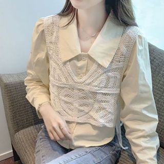 Korea Vest Rajut V-Neck Rompi Wanita