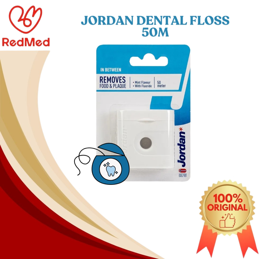 JORDAN DENTAL FLOSS 50M