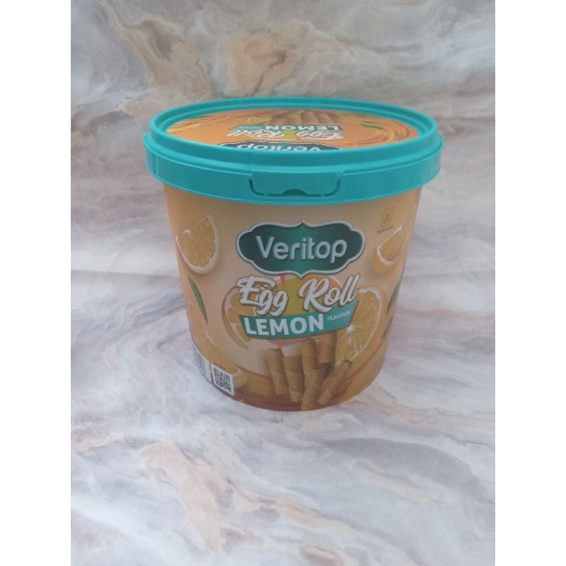 

Veritop Egg Roll Lemon 260gr - Snack Timba / Jajan Lebaran