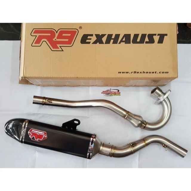 Knalpot R9 Honda CRF 150 L MGX Black Series