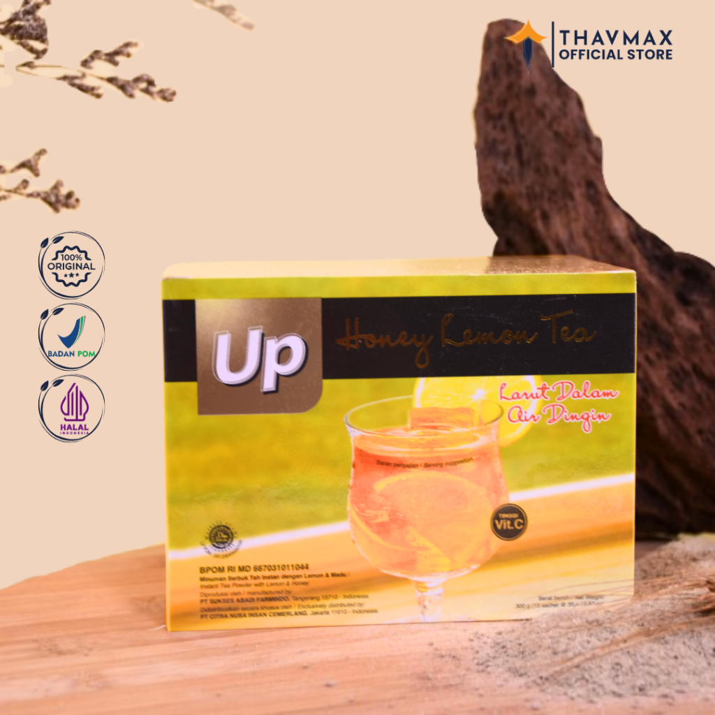 

UP Honey Lemon Tea ORIGINAL CNI 1 Box isi 15 Sachet