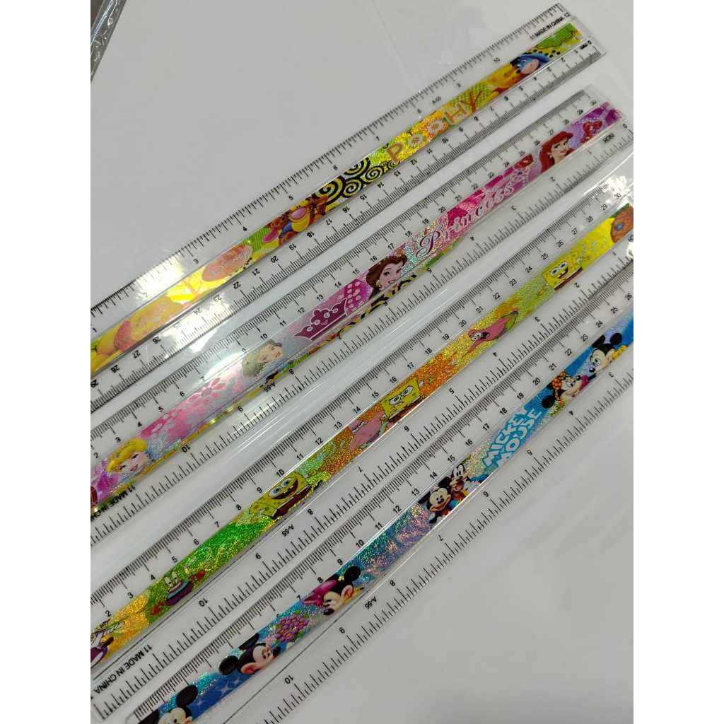 

PENGGARIS 30 CM PLASTIK C-67 / PENGGARIS KARAKTER 30 CM