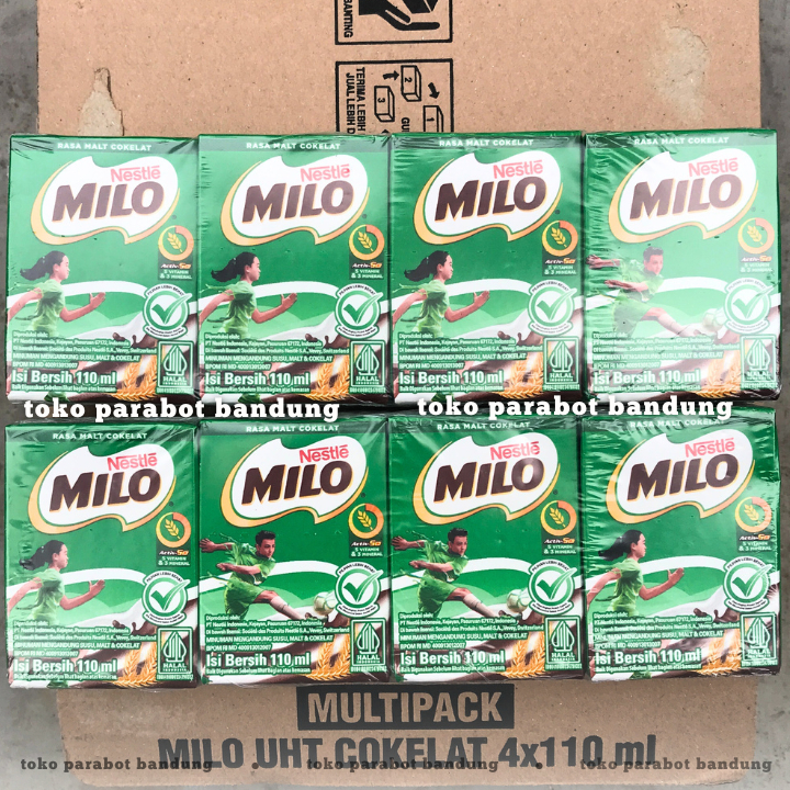 

Milo Kotak Active Go 110 ml Susu Cair Cokelat UHT Murah Coklat Eceran