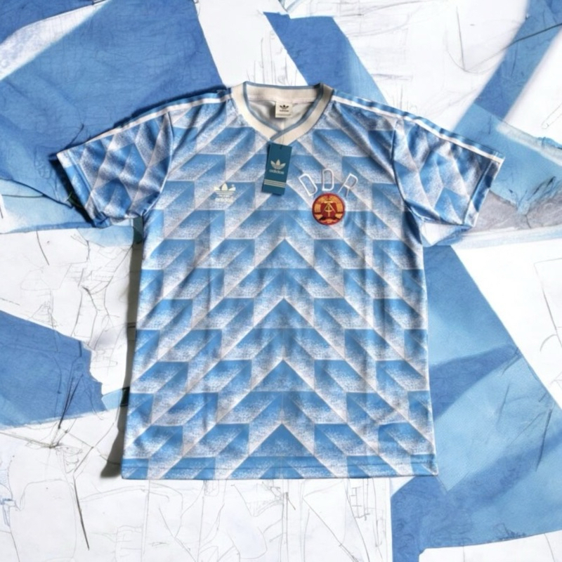 Jersey Retro DDR East germany Jerman Timur  88 Classic Vintage