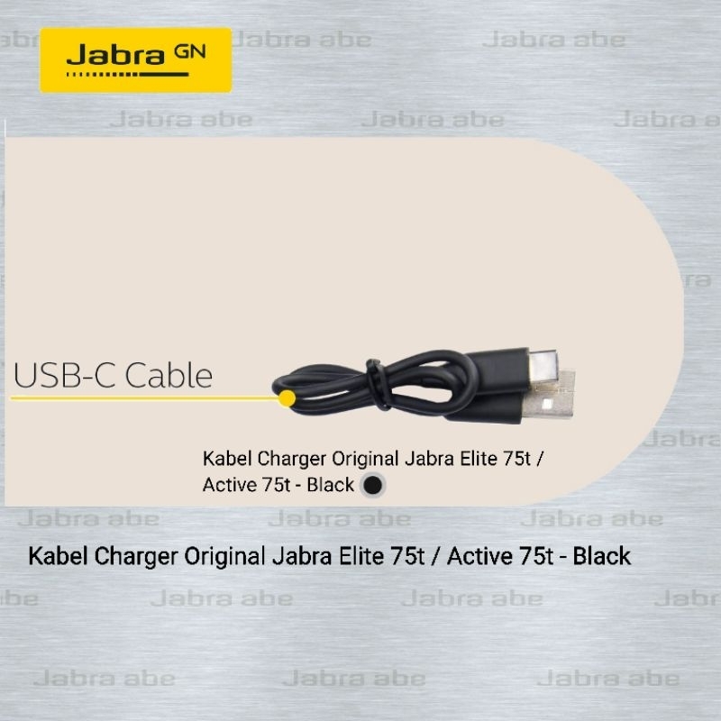 Kabel Charger Original Jabra Elite 75t / Active 75t Original