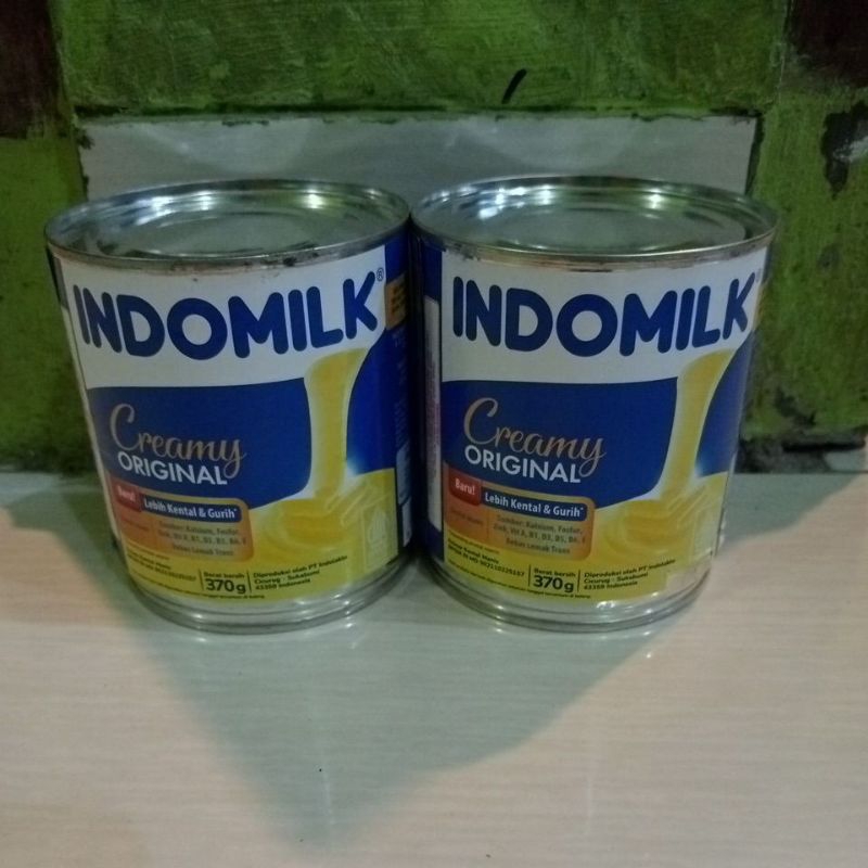 

Indomilk kental manis kaleng 370g