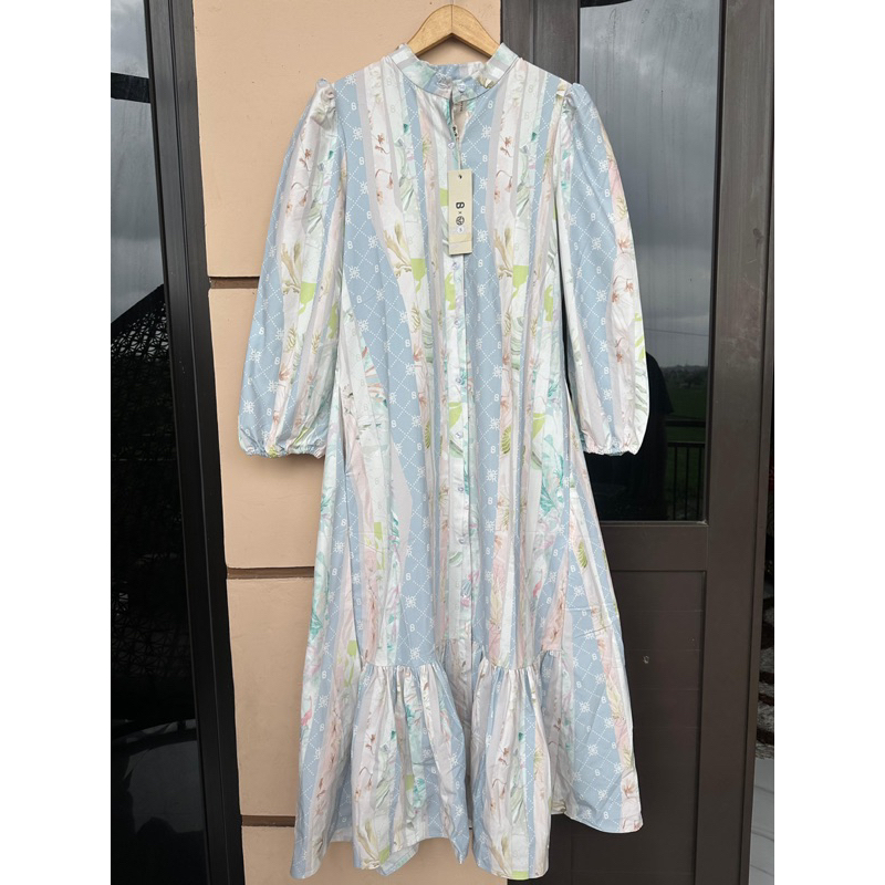 Florian Dress Ria Miranda x Buttonscarves Xanadu Dress Buttonscarves monogram