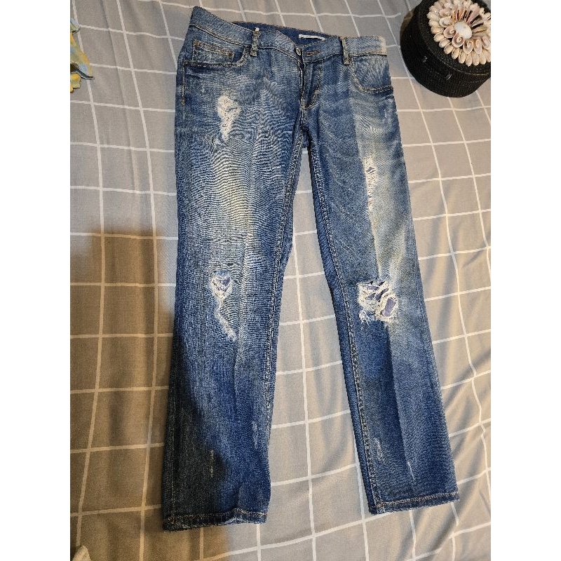 Preloved riped jeans wanita ZARA (Original)