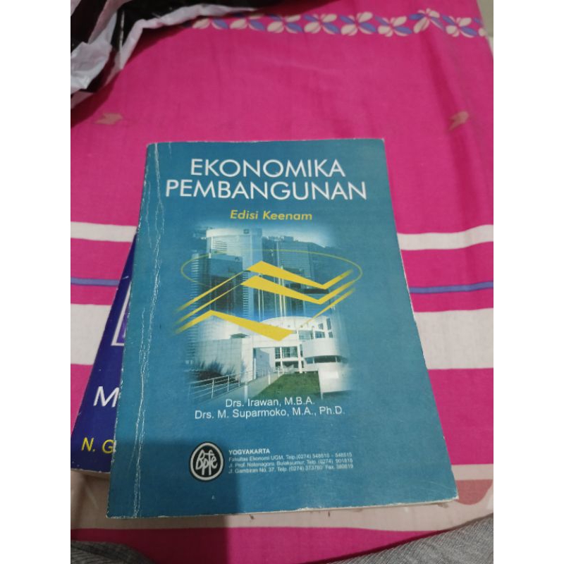 BUKU EKONOMIKA PEMBANGUNAN EKONOMI PEMBANGUNAN EDISI KEENAM DRS IRAWAN