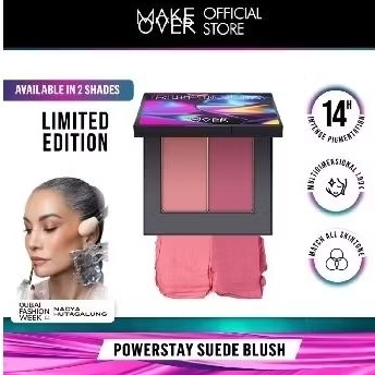 Makeover Powerstay Suede Blush - Cream Blush , Blush on Makeover Pigmented blendable