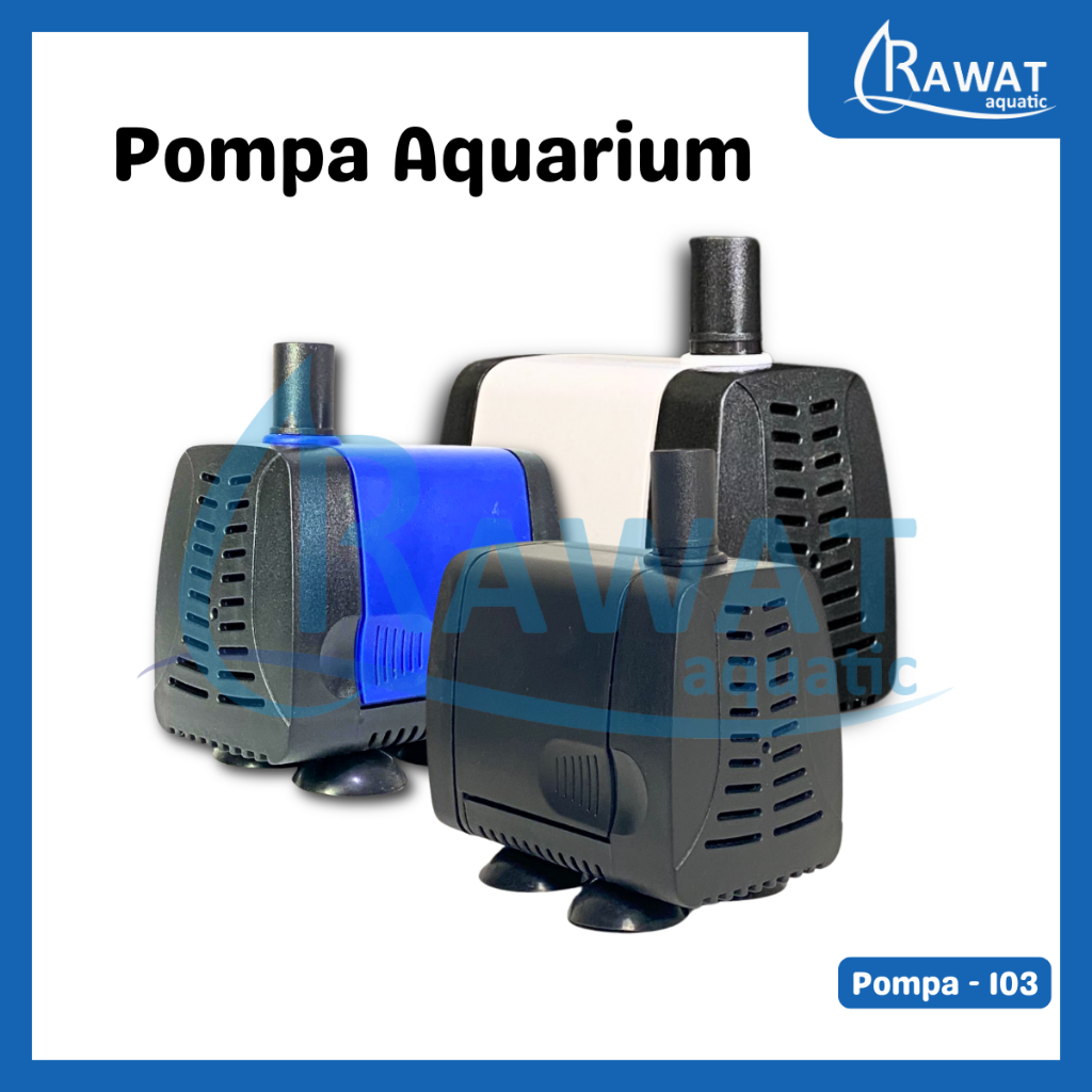 Power Head Pompa Celup Aquarium Hidroponik Low Watt - Mesin Air Terjun Kolam Ikan Koi Arwana 2000L/H