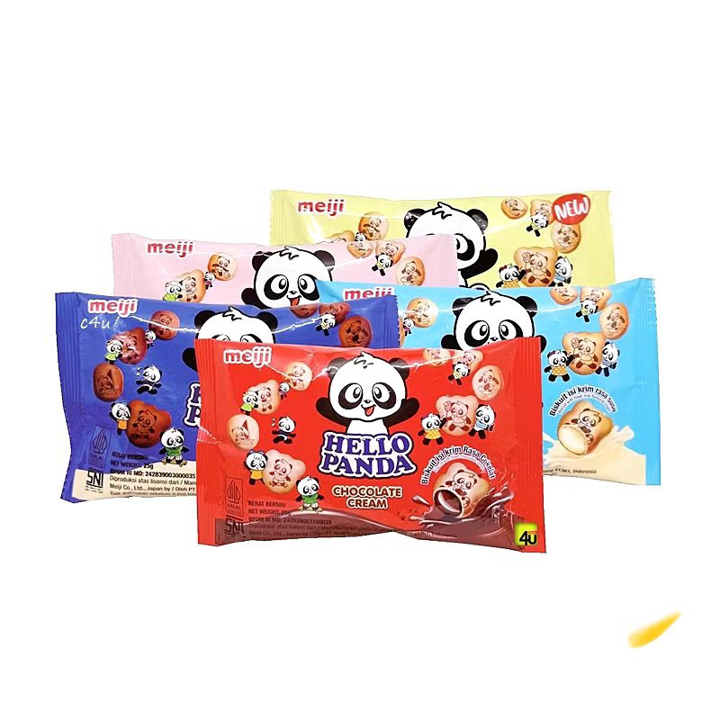 

HELLO PANDA Renceng 25 gram Coklat / Strawberry/Cookies & Cream/Cheese Cream/ Caramel cream / Milk cream