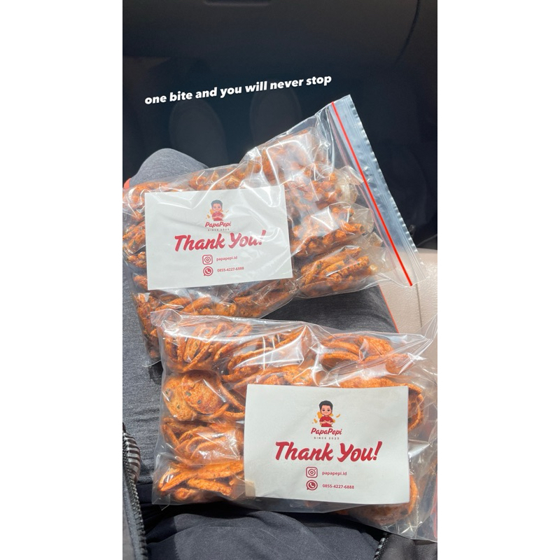 

Paket Keripik Basreng Danusan isi 12Packs