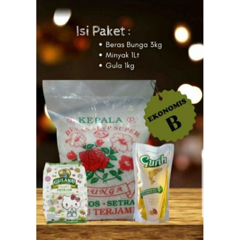 

paket sembako Ekonomis B