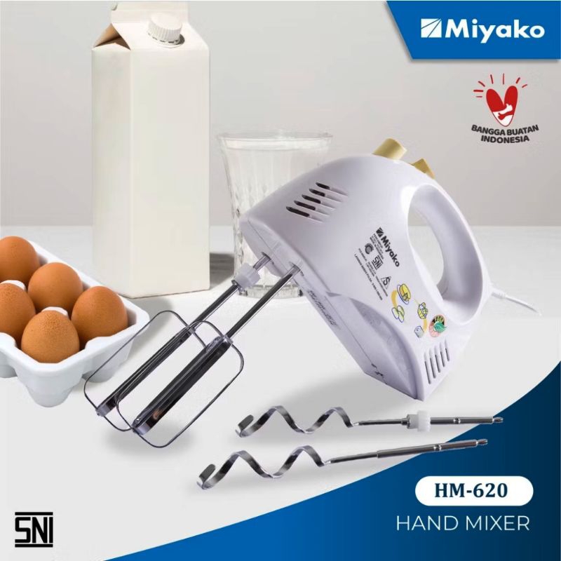 HM-620 MIYAKO HAND MIXER / MIXER TANGAN HM 620 MIYAKO / MIYAKO HM620