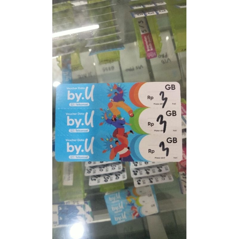 VOUCHER Telkomsel By.u 3GB 30Hari Jateng