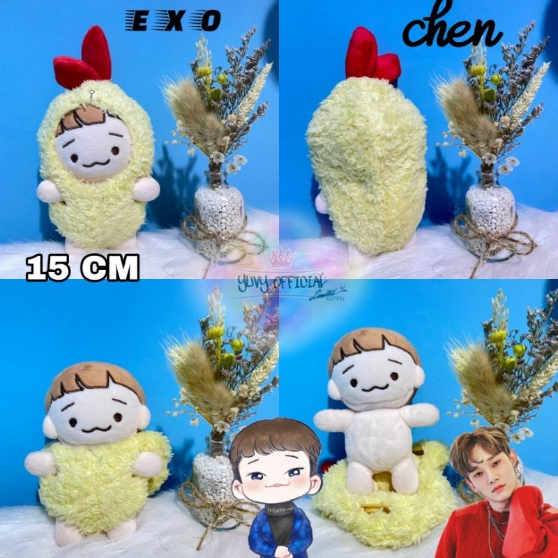 Plush Doll Oppa Exo Chen Costume Animal Fried Shrimp | Cotton Doll Oppa Chen Exo Costume Tempura