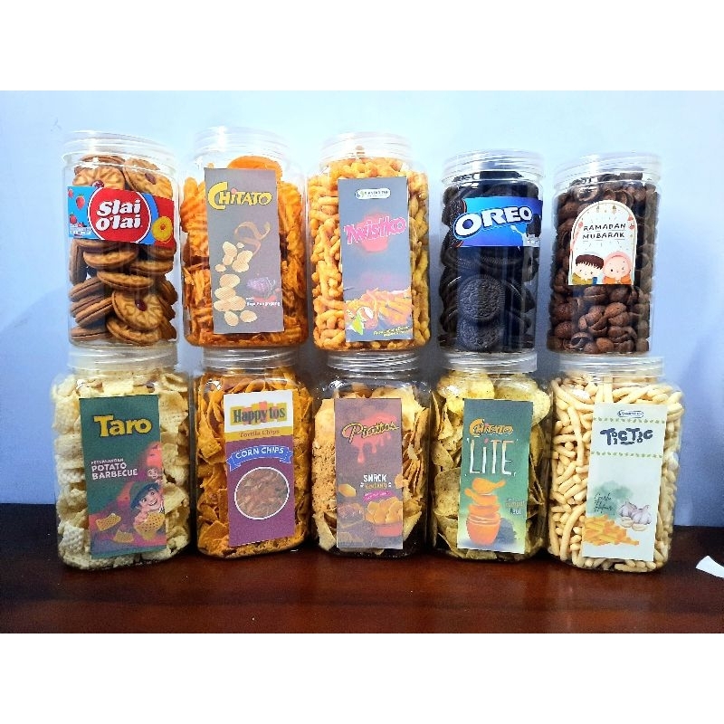 

Snack Repack Jajanan Branded Toples 2L isi Full