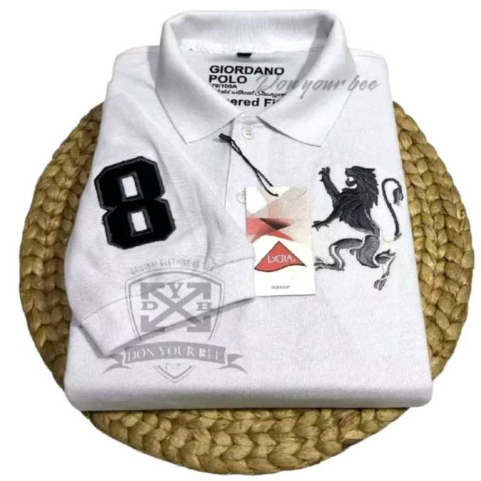 Kaos Polo GIORDANO Pria SIZE M L XL XXL XXXL XXXXL / Kaos Polo Kerah Berkerah Polos Pria Premium