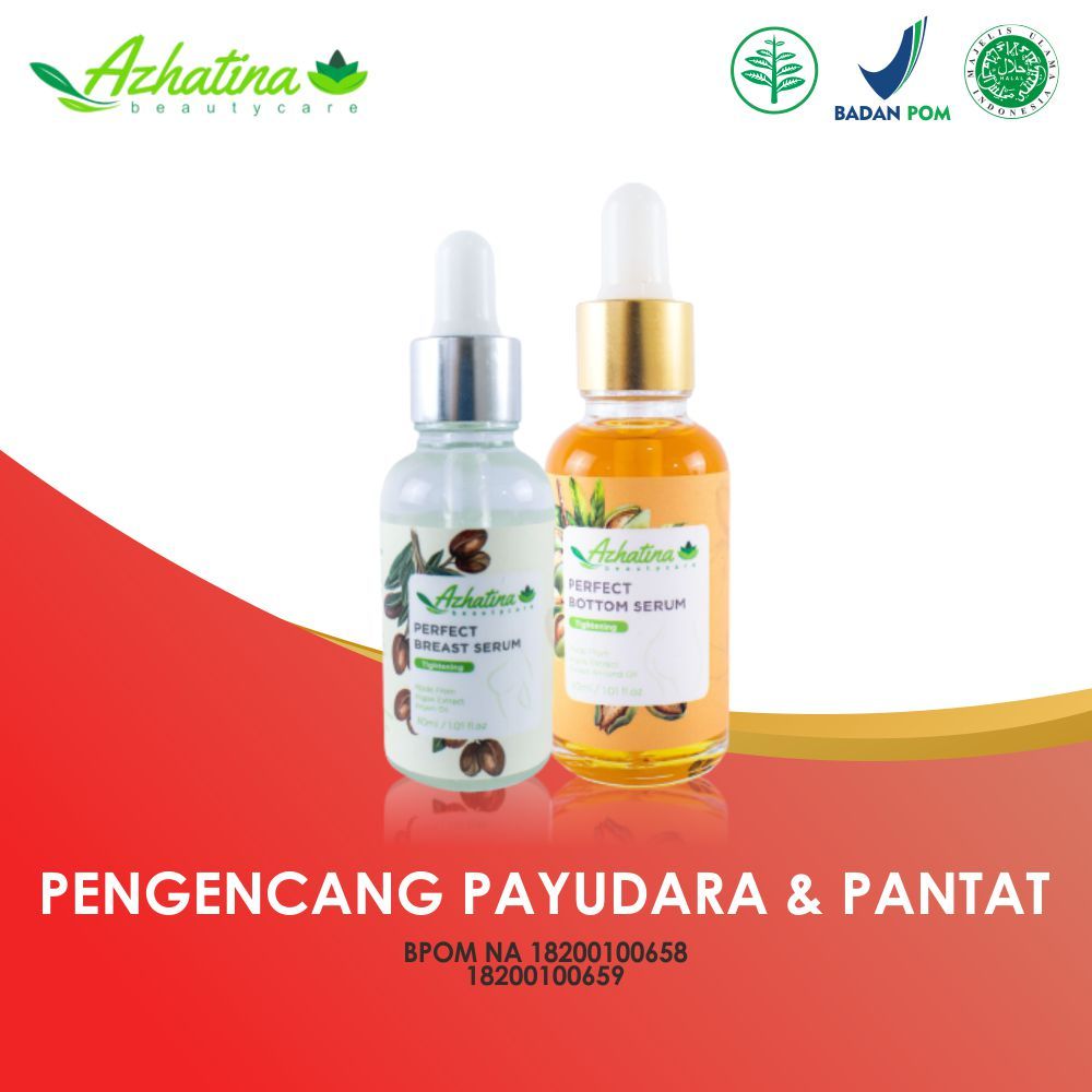 PROMO Serum Pembesar & Pengencang Payudara Terbaik Cepat Dan Permanen - AZHATINA Breast Serum