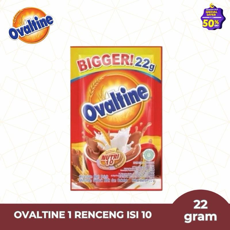 

Ovaltine Classic Malted Choco 22g Sachet (Isi 10pcs)