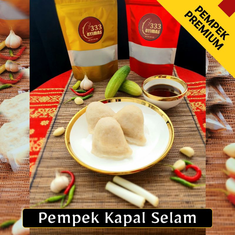 

PEMPEK KAPAL SELAM PREMIUM. Paket 1 pack isi 1 + Cuko