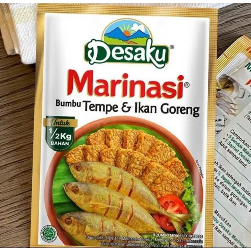 

DESAKU MARINASI BUMBU TEMPE DAN IKAN GORENG 15 GRAM