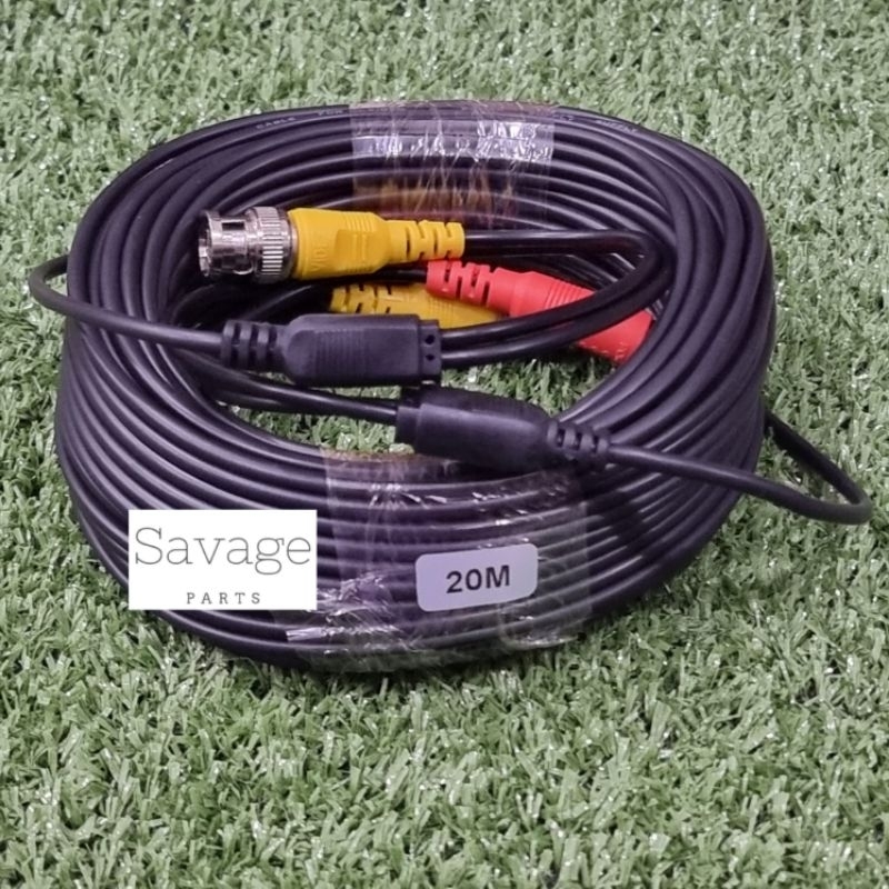 KABEL CCTV BNC 20M JADI VIDEO + POWER LISTRIK