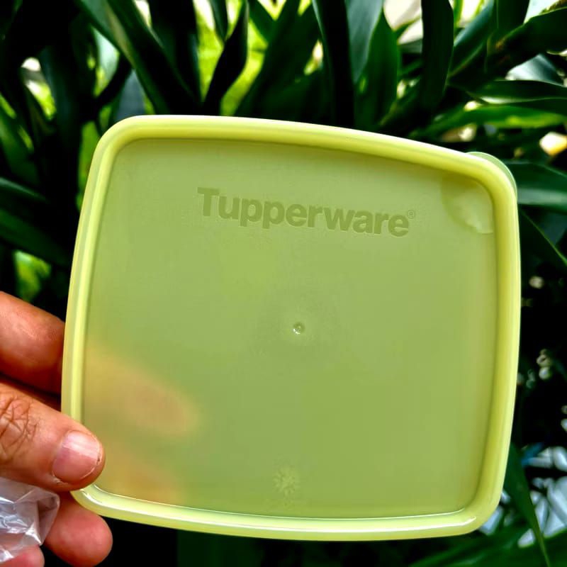 tutup square round tupperware