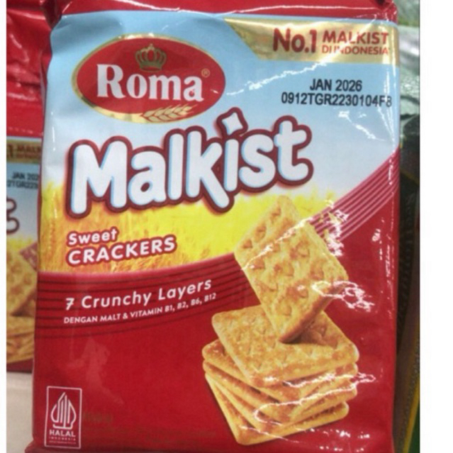 

ROMA MALKIST SWEET CRACKERS 224GR