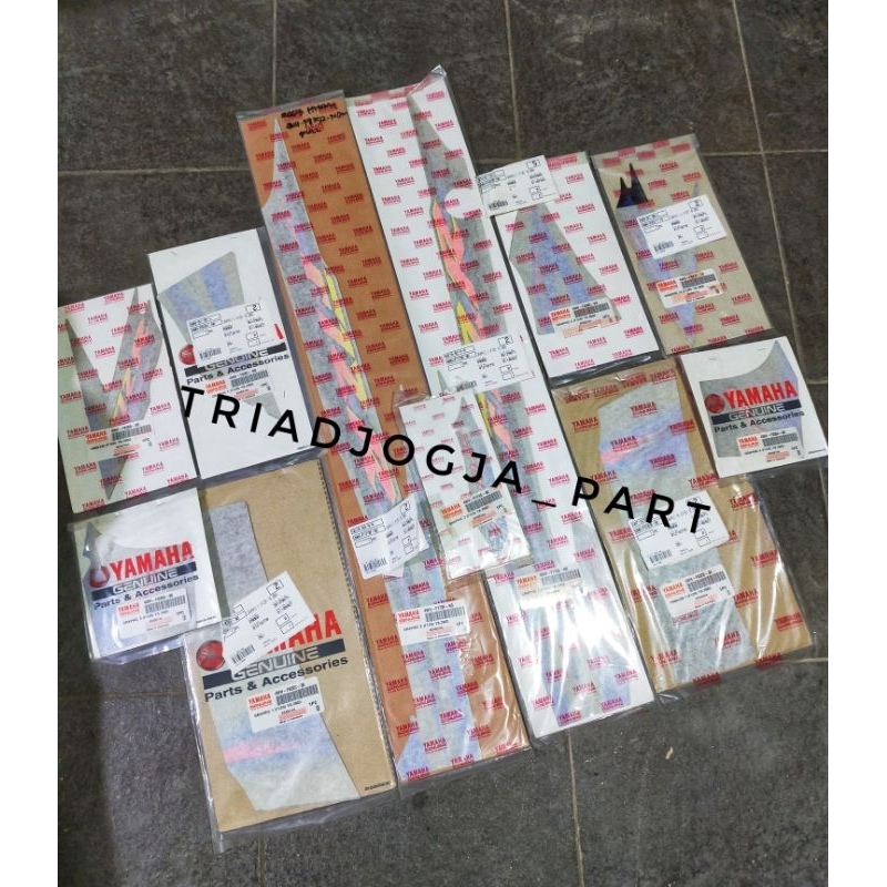 striping sticker decal yamaha fizr f1zr 2003 hitam original fullset