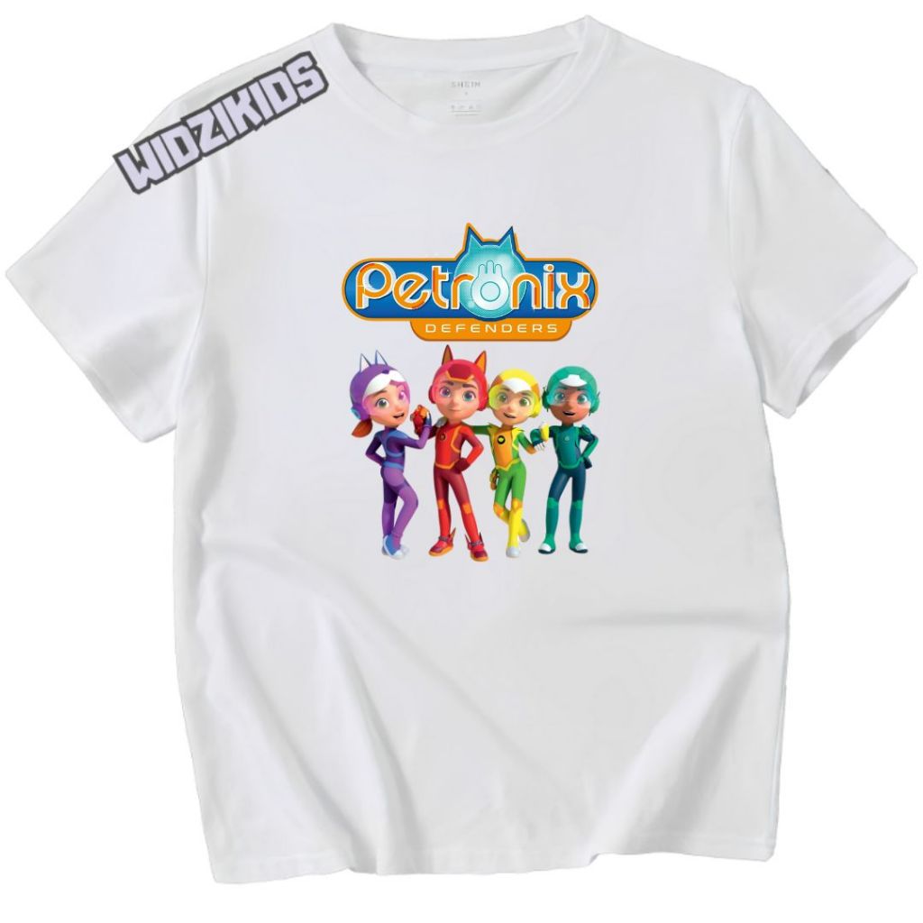 Kaos Anak Custome Animasi Petronix Ranger Custome
