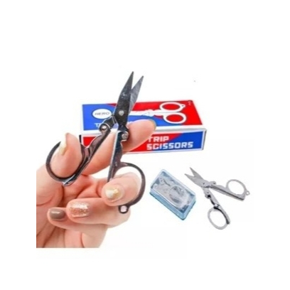 

UC Gunting Lipat Kecil Hero Trip Folding Scissors Stainless Steel Tajam Pemotong Scissor