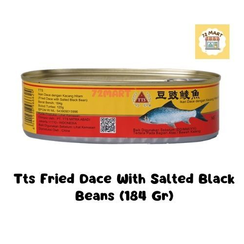 

Tts Fried Dace With Salted Black Beans (184 Gr)/Ikan Tausi kaleng