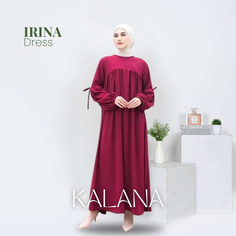 Baju Gamis Baju Dress Brokat Lebaran 2025 Remaja Polos Simple Elegan