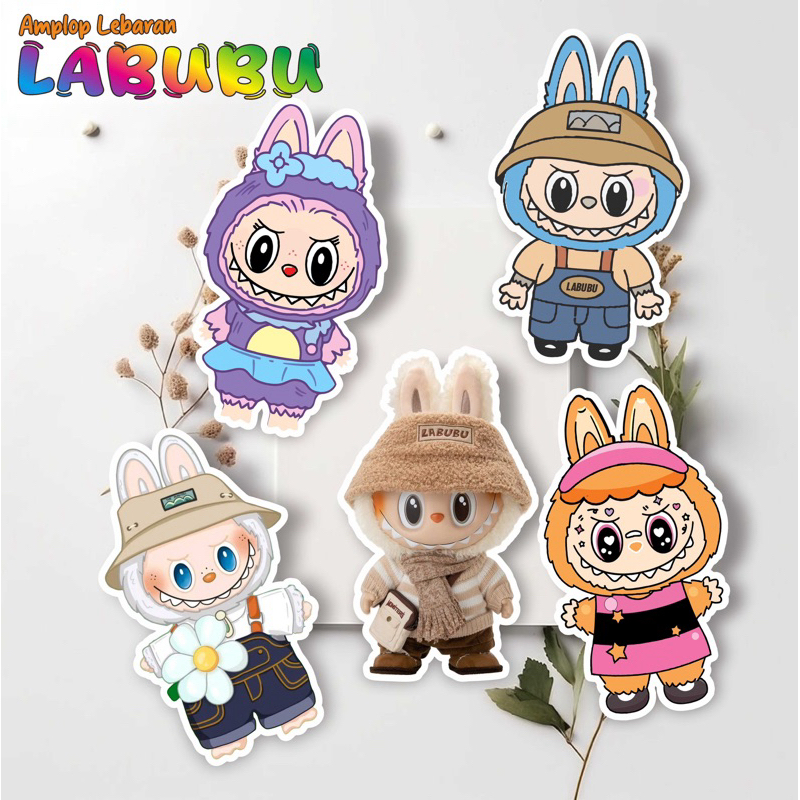 

15 pcs amplop 3D labubu