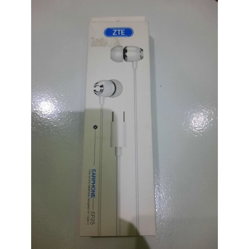 headset earphone zte kabel type c