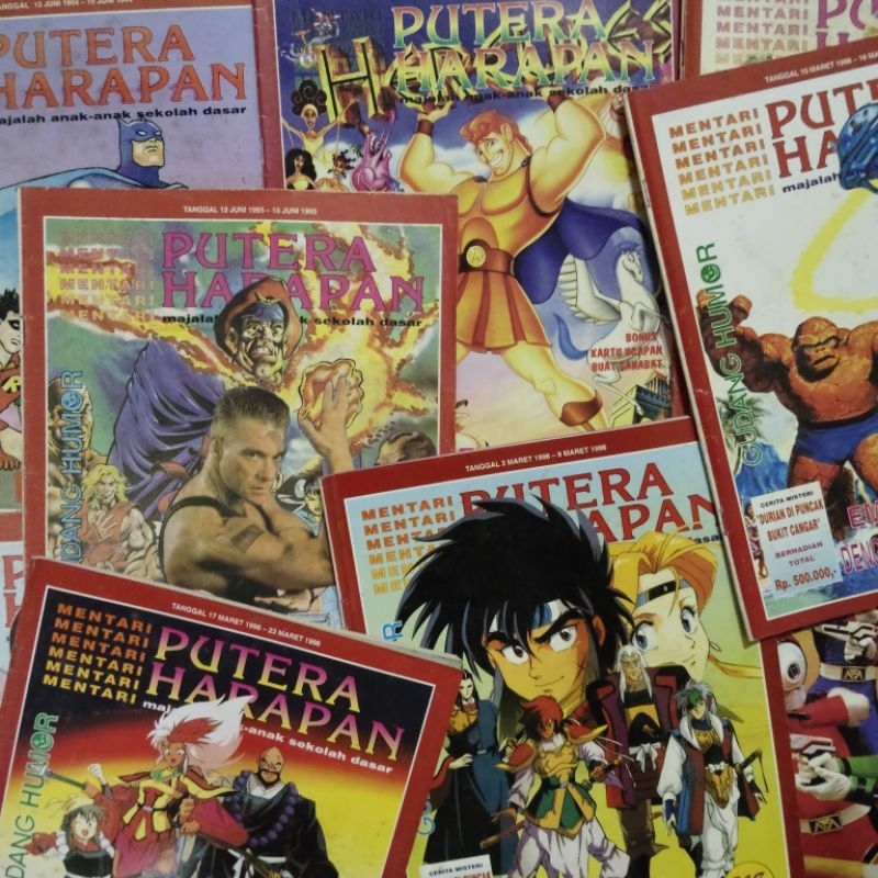 Buku Original • Majalah Anak Jadul Tempo Dulu - Mentari Putera Harapan Gudang Humor Edisi Koleksi
