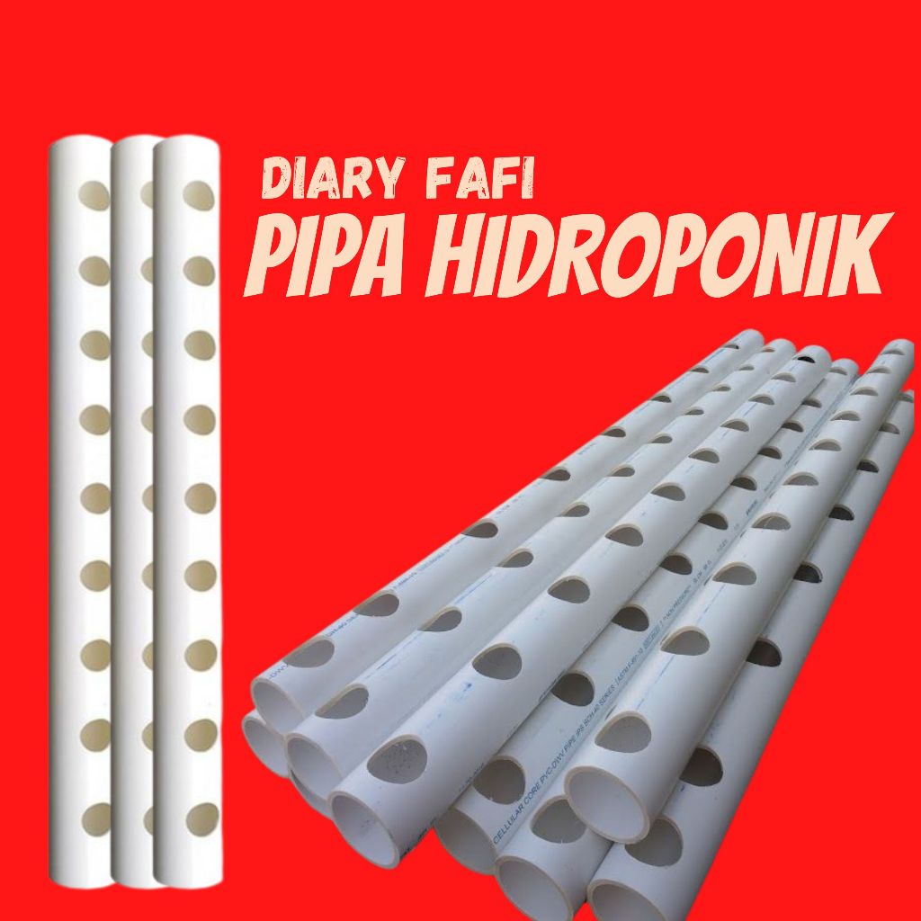 PIPA HIDROPONIK 3 INCH - 1 METER / HIDROPONIK SISTEM DFT.