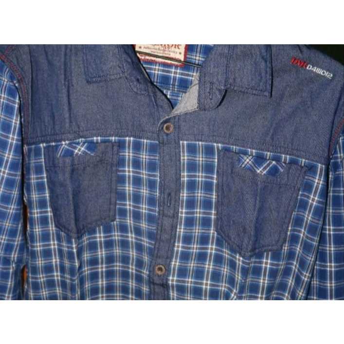 kemeja damor kotak kotak