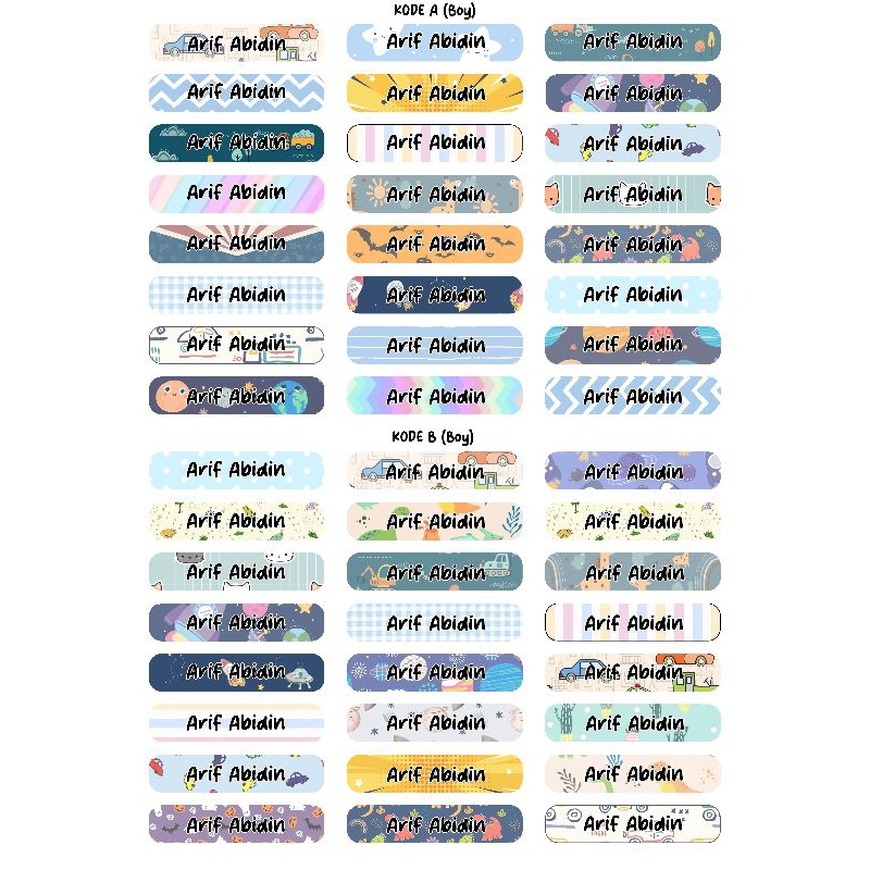

STIKER NAMA CUSTOM MURAH MERIAH TAHAN AIR