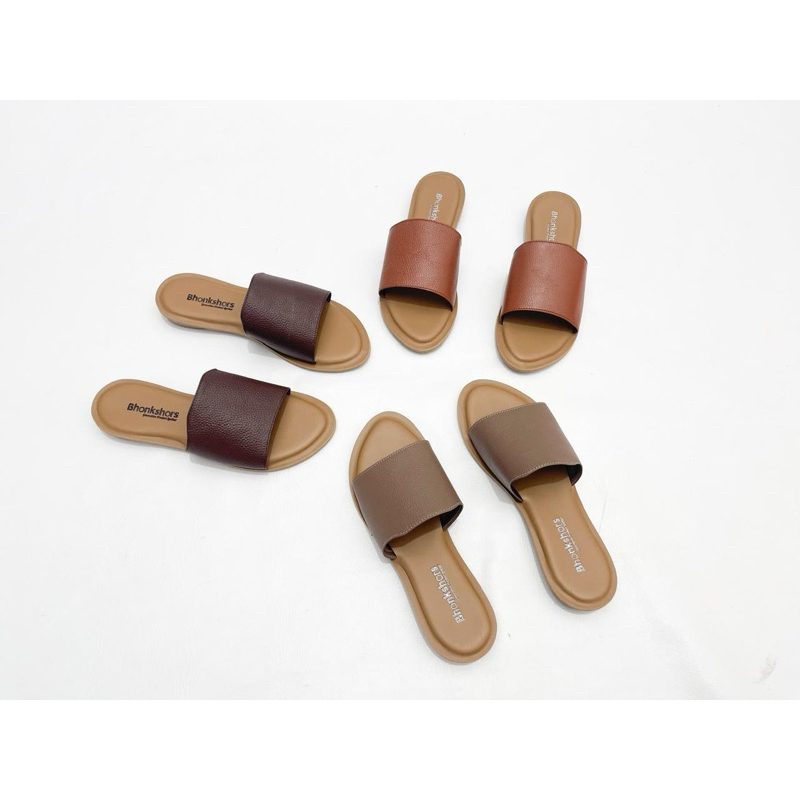 Bhonkshors_Rose (Sepatu flat shoes dan sandal wanita asli kulit Sukaregang)