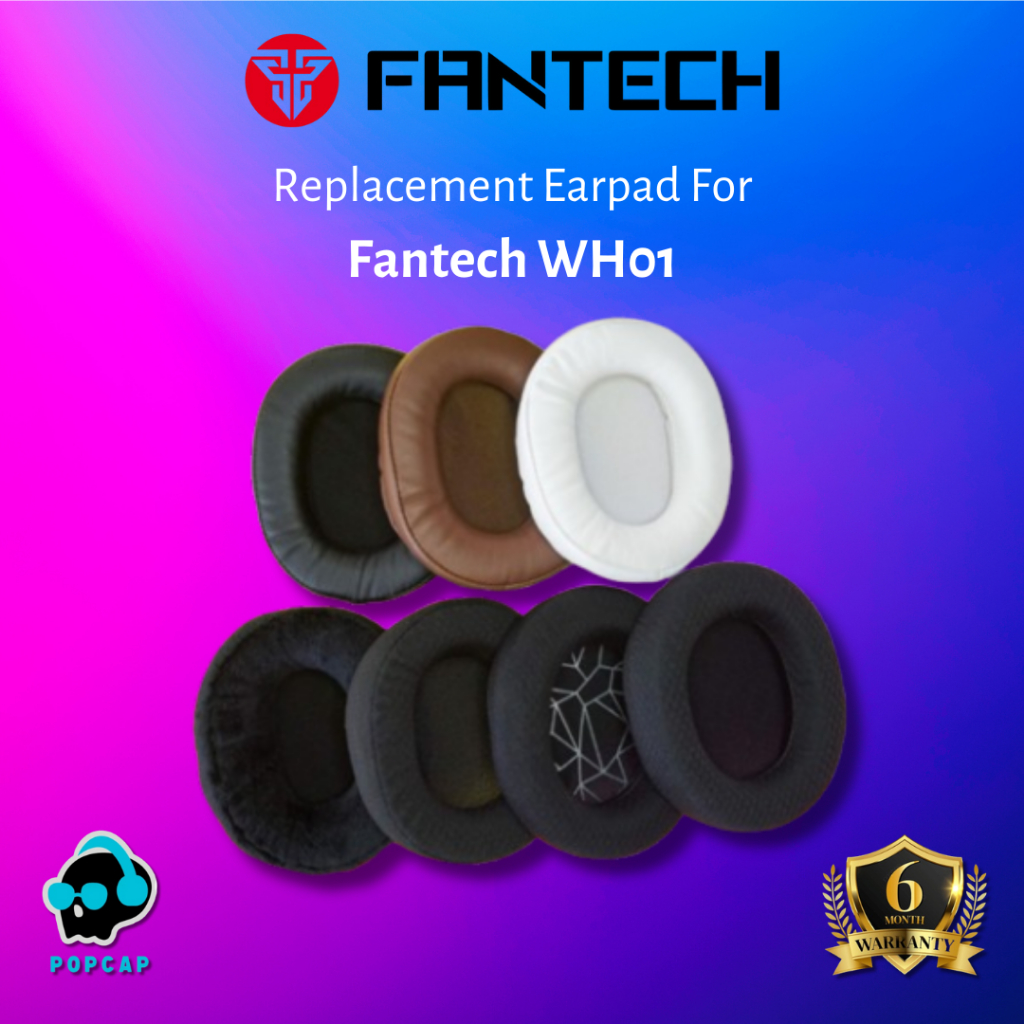 Earcup Earpad Ear Cushion Fantech WH01 WH-01 WH 01 Busa Foam Bantalan