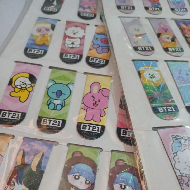 

Pembatas Buku Magnet OBRAL BTS KPOP BOOKMARK
