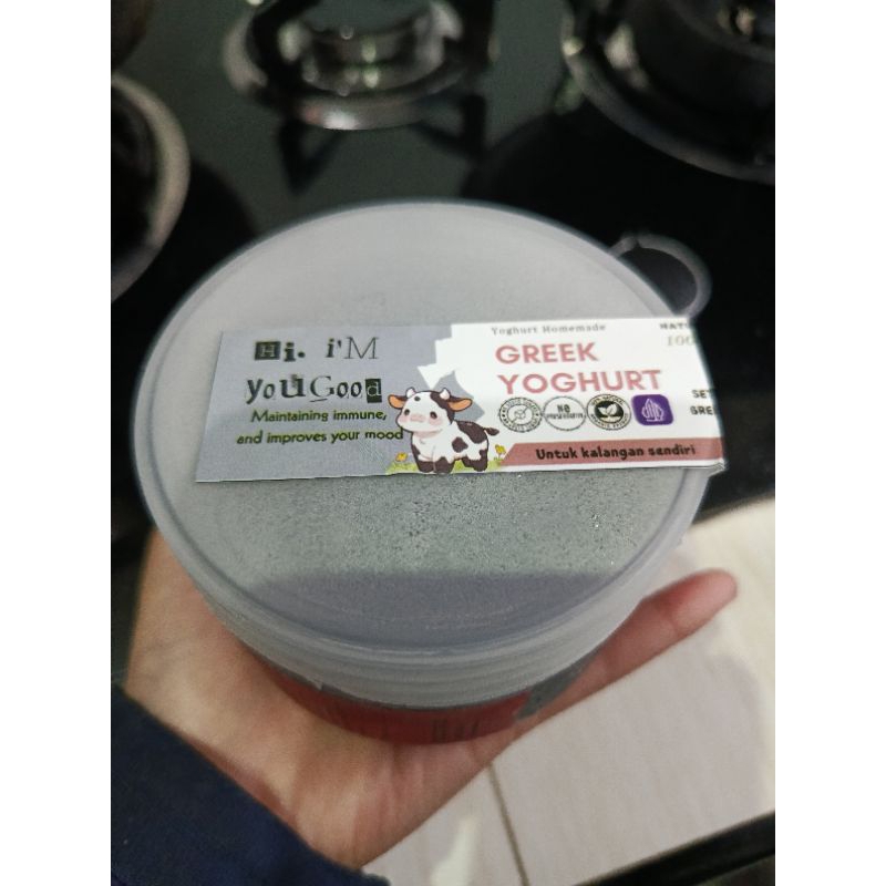 

GREEK YOGHURT NATURAL / BLACK SAKURA (CHARCOAL & BUNGA SAKURA PURE POWDER)