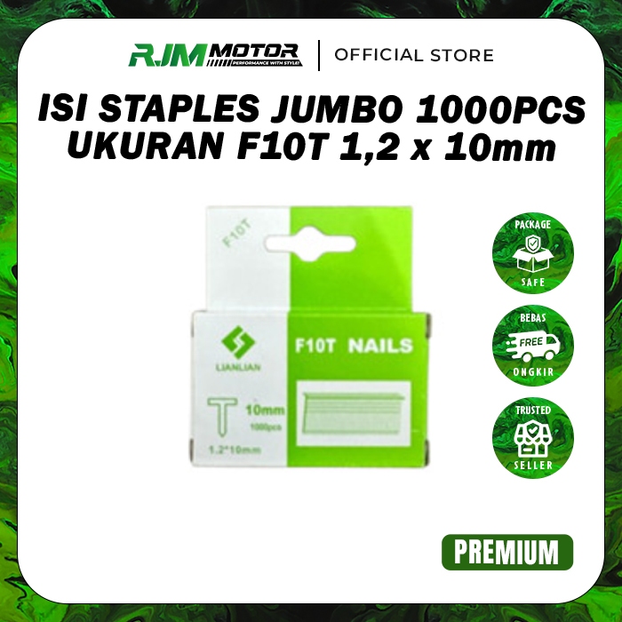 

Isi Refill Mata Air Nailer/Staples 1000pcs isian staples tembak jumbo Harga Termurah Rungkut Jaya Makmur